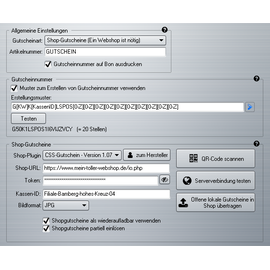 Modul Shopgutscheine